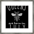 Queens Are Born In July Framed Print