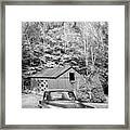 Quilt Barn And Truck Along The Creeper Trail Damascus Virginia B Framed Print