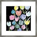 Quilting My Past Recycling My Dreams Tulip Quilt 2 Framed Print