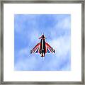 Raf Typhoon Eurofighter Union Jack Flying Framed Print