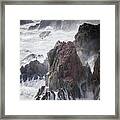 Raging Seas Framed Print