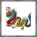Rainbow Dragon Framed Print