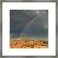 Rainbow-hoodoos Bryce Canyon National Park Utah Framed Print