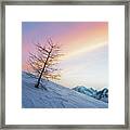 Rainbow Sunset Framed Print