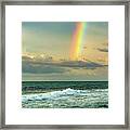 Rainbow Waves, Pensacola Beach, Florida Framed Print
