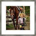 Ranch Kids Are The Best Framed Print