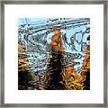 Random Ripples Framed Print