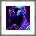 Rapper Rick Ross Framed Print