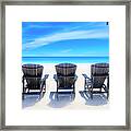Recipe For The Perfect Beach Day Framed Print