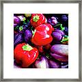 Red Bell Peppers Framed Print