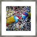 Red-browed Finch Pair Framed Print