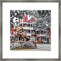 Red Building At Southern Virginia University Framed Print