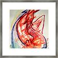 Red Dragon Framed Print