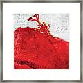 Red Flower Of Love Framed Print
