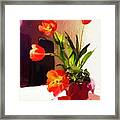 Red Flowers Framed Print