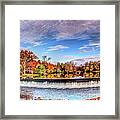 Red Mill Pano Framed Print