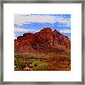 Red Mountain On The Move Framed Print