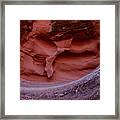 Red Rock Abstract Framed Print