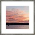 Red Sky At Night Framed Print