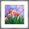 Red Tulips Framed Print