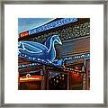 Reds Blue Goose Saloon Framed Print