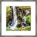 Reeds Spring Mill Trough Waterfall Framed Print