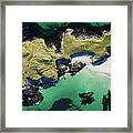 Reef Beach Isle Of Leis Outer Hebrides Scotland Framed Print