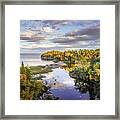 Reflections At Tettegouche State Park Framed Print