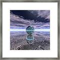 Reflections Of Motherboard Framed Print