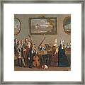 Rehearsal Of An Opera 2 Framed Print