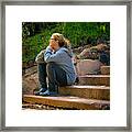 Relaxing At The Park Framed Print