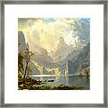 Remastered Art Lake Tahoe By Albert Bierstadt 20220405a Framed Print