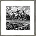 Remembering Ansel Adams, Black And White Framed Print