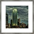 Renaissance Tower And Bank Of America Plaza Framed Print