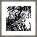 Repressed Conflict Framed Print