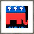 Republican Gop Elephant Winning Framed Print