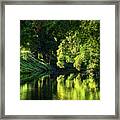 Reunion Island - Sainte Suzanne River At Sunrise Framed Print