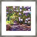 Rhododendron Garden Framed Print
