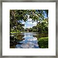 Rice House View Framed Print