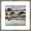 Richmond Bridge At Sunrise. Framed Print