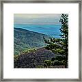 Ridge-and-valley Appalachians Framed Print