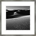 Ripples In The Sand Framed Print