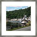 River By The Road Framed Print