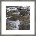 River In Zion National Park Framed Print