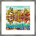 River Reflections In Autumn Framed Print
