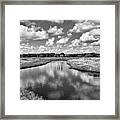 River Through The Prairie Framed Print