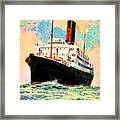 Rms Carinthia Cruise Ship 1925 Framed Print