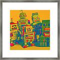 Ro-bits And Bots Framed Print