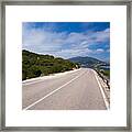 Road In Alghero, Sardinia Framed Print