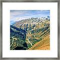 Road In The Alps Framed Print